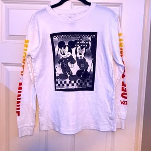 VANS “mickey and minnie” long sleeve- EXCLUSIVE